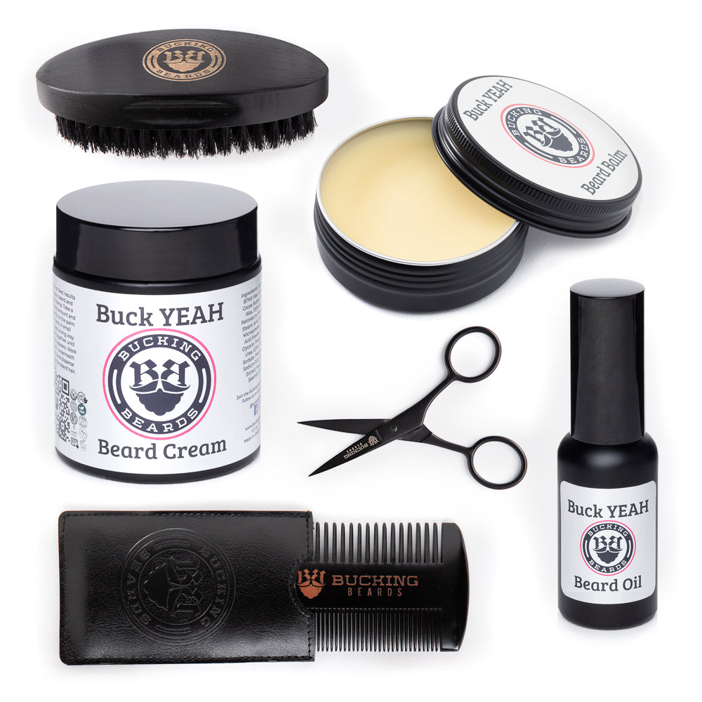 Men’s Beard Grooming Set – 4 Piece Kit